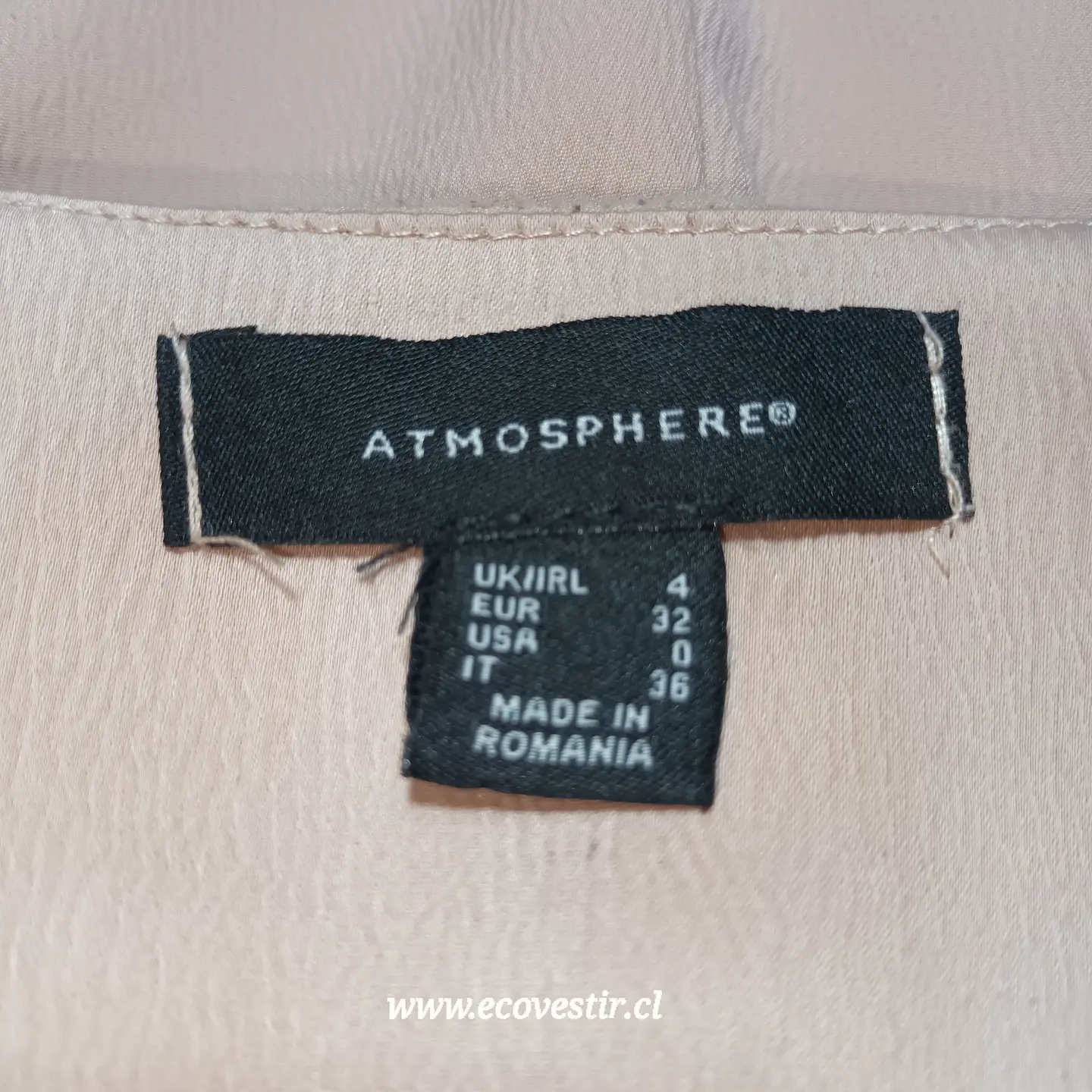 Enterito Corto Romper Atmosphere  Palo Rosa Talla 32 5