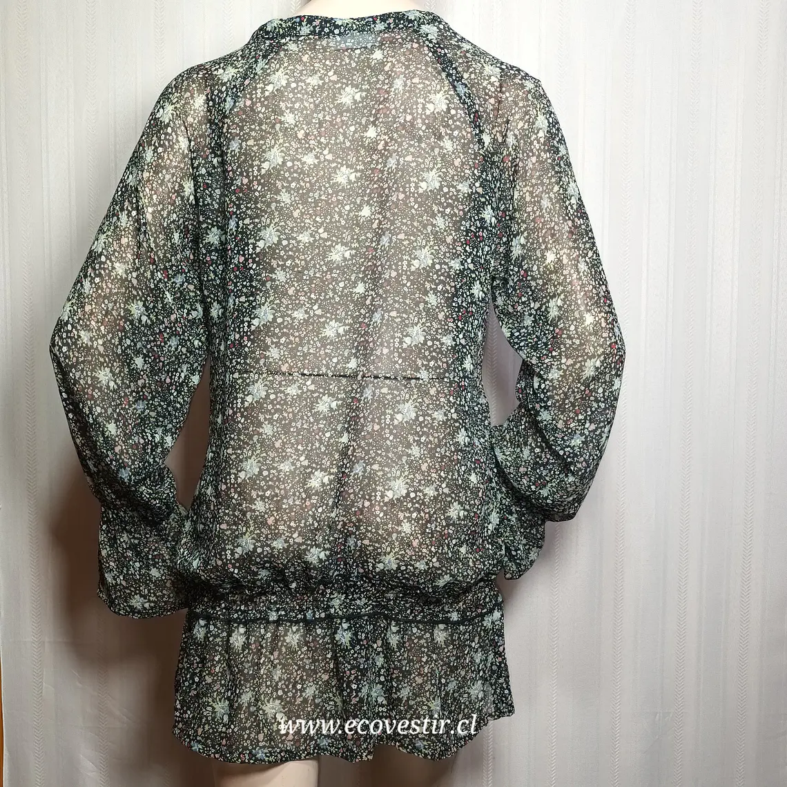 Blusa Floral de Chifón Yessica Talla 44 4