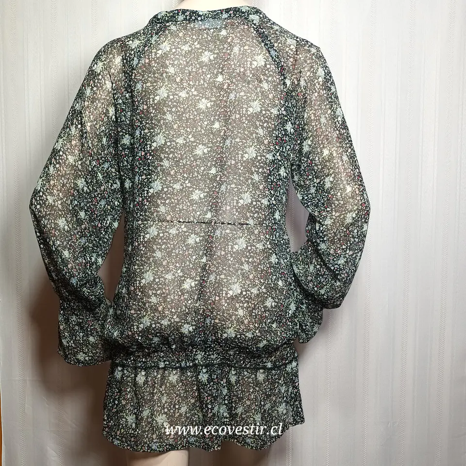 Blusa Floral de Chifón Yessica Talla 44 4