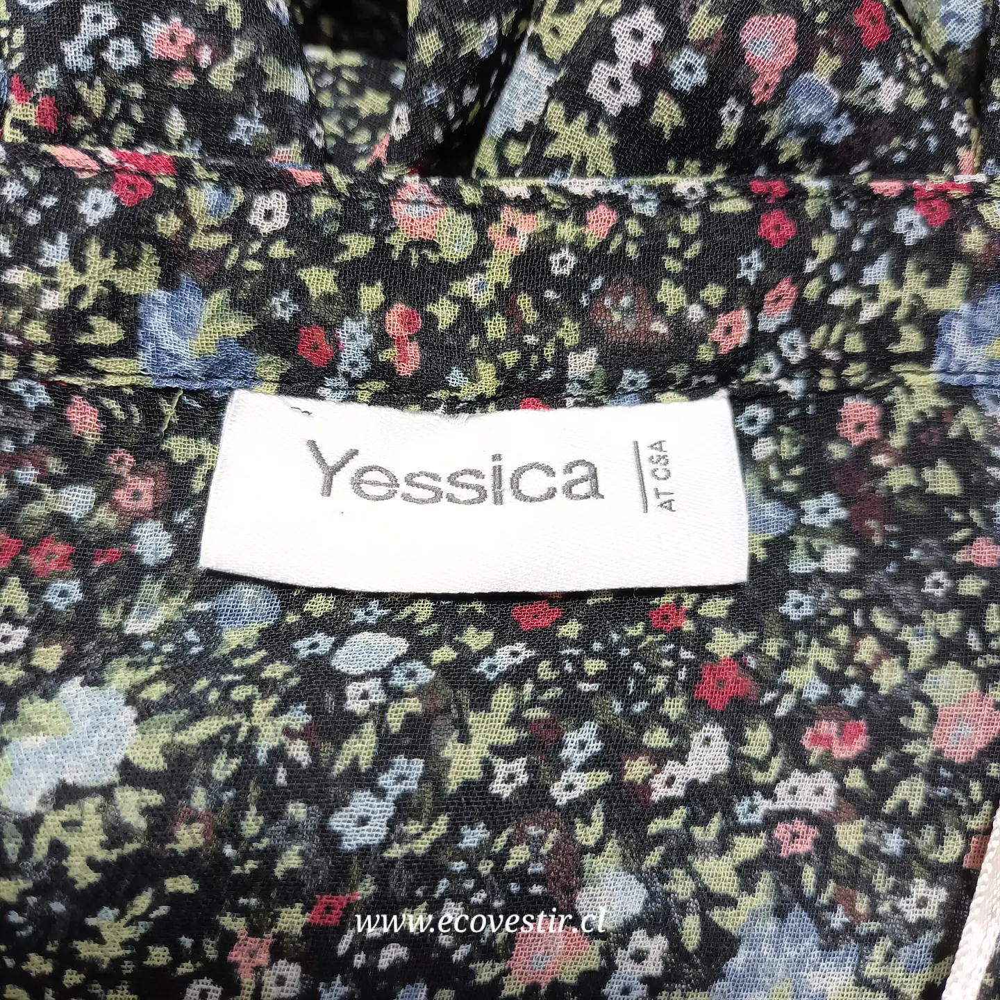 Blusa Floral de Chifón Yessica Talla 44 6