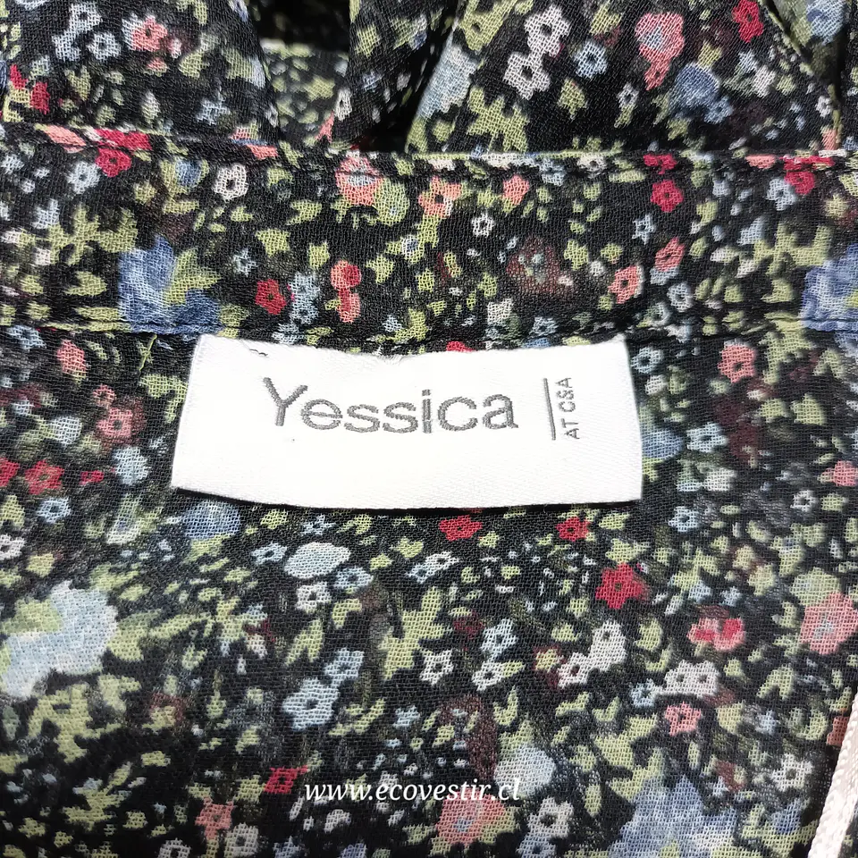 Blusa Floral de Chifón Yessica Talla 44 6