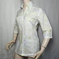 Blusa 100% Lino JOYXTIN Estampado Floral Multicolor – Talla M - Miniatura 3
