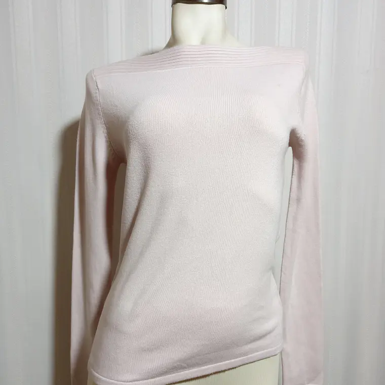 Sweater Mujer Punto Fino Rosado ROYALBLU Talla M/L 2