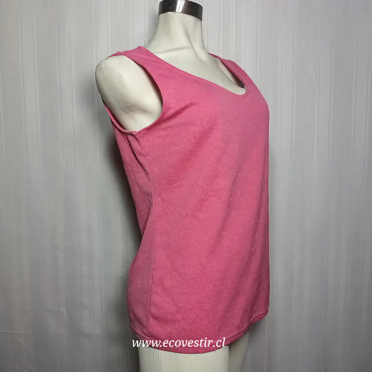 Polera sin Mangas VRS para Mujer - Color Rosado Talla L 2