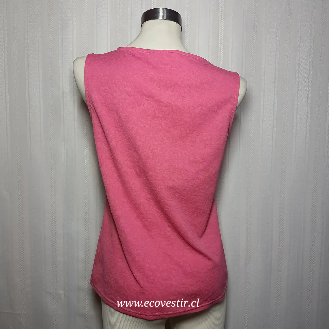 Polera sin Mangas VRS para Mujer - Color Rosado Talla L 4