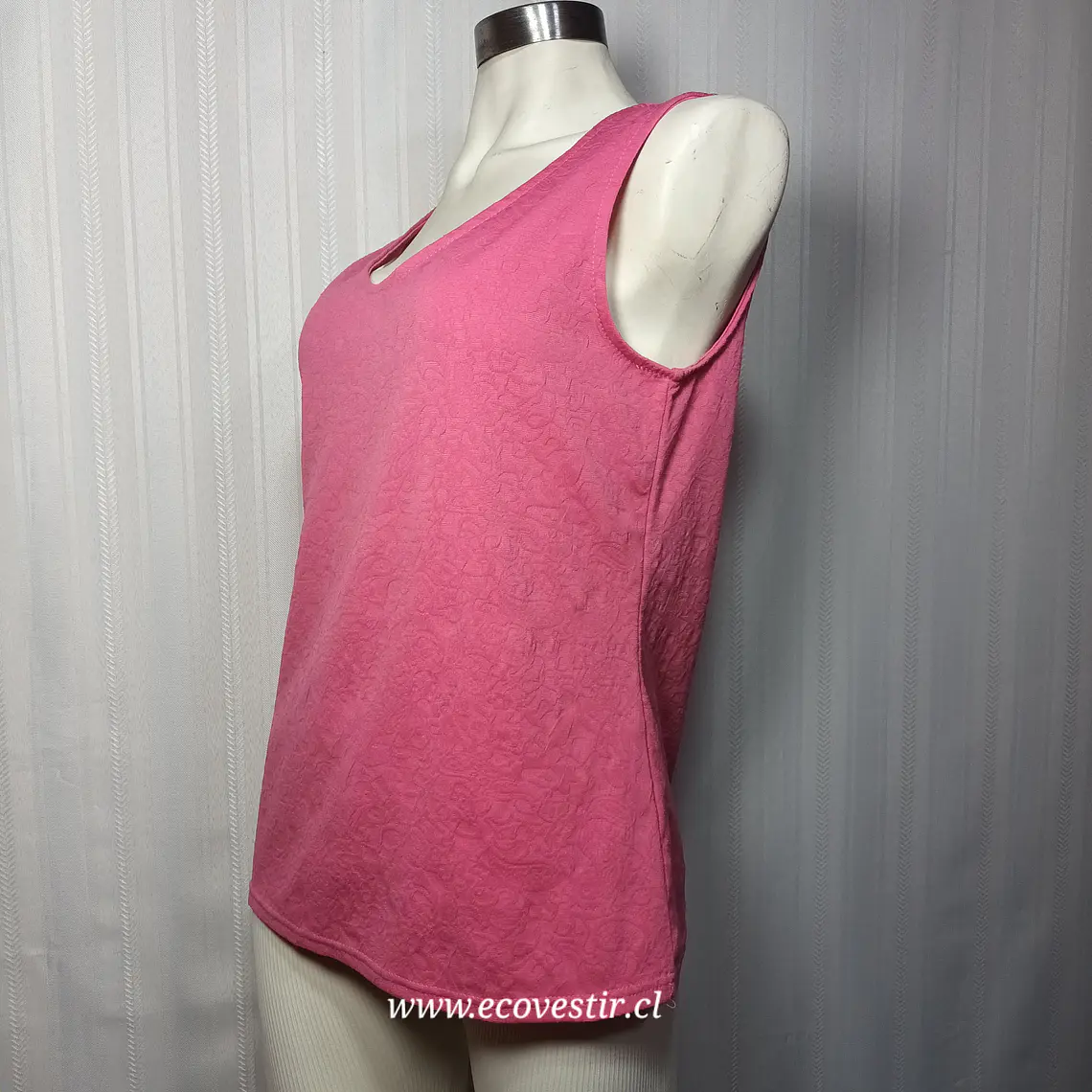 Polera sin Mangas VRS para Mujer - Color Rosado Talla L 3