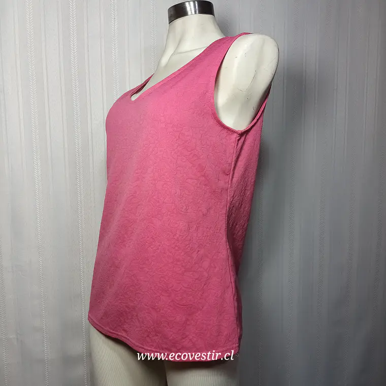 Polera sin Mangas VRS para Mujer - Color Rosado Talla L 3