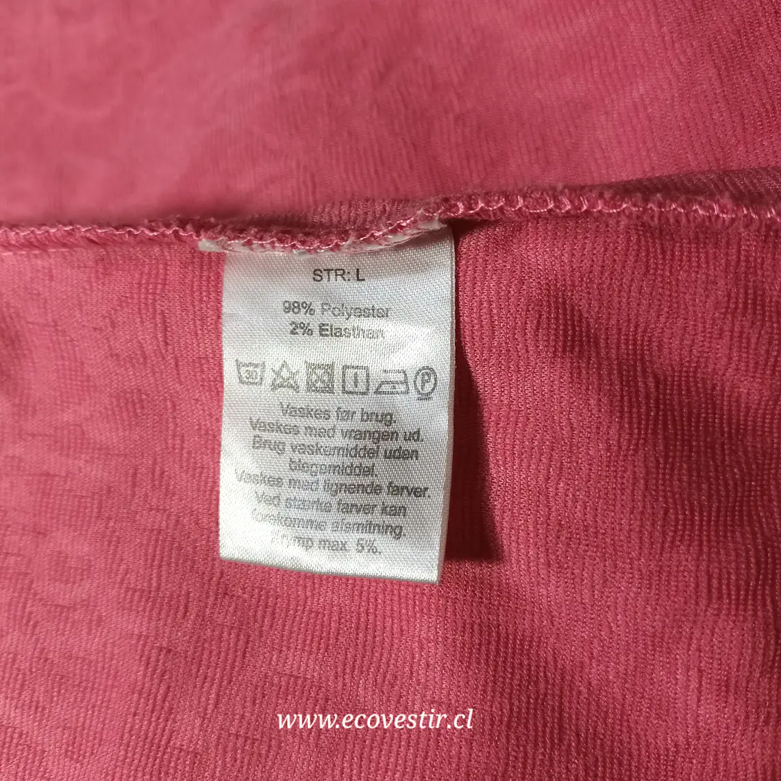Polera sin Mangas VRS para Mujer - Color Rosado Talla L 6