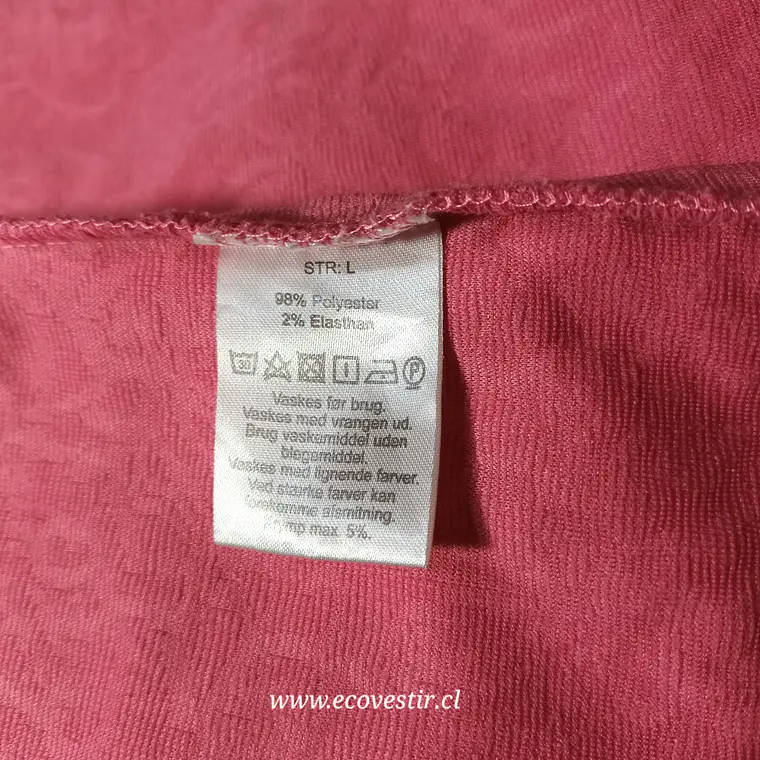 Polera sin Mangas VRS para Mujer - Color Rosado Talla L 6