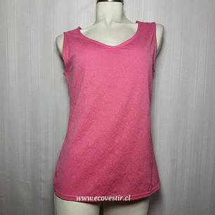 Polera sin Mangas VRS para Mujer - Color Rosado Talla L