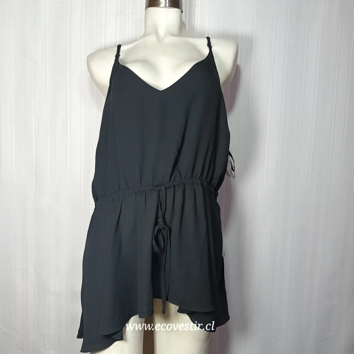 Túnica Corta Tirantes Fiesta Loralette Negro Talla 22 3