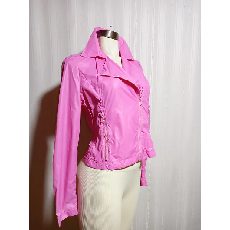 Cortaviento Fiorucci Rosado Mujer Cierre Cruzado Talla 40  3