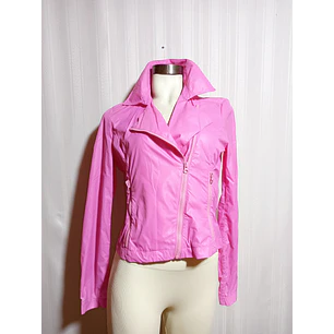 Cortaviento Fiorucci Rosado Mujer Cierre Cruzado Talla 40 