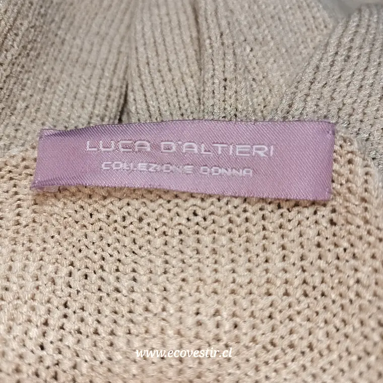 Jersey Beige de Punto Fino Luca D'Altieri  6
