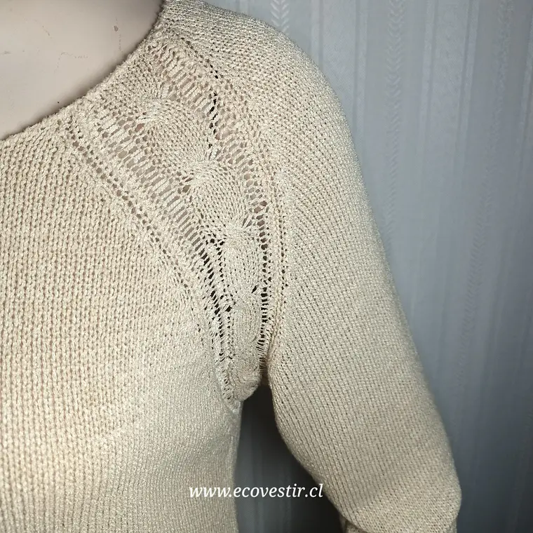 Jersey Beige de Punto Fino Luca D'Altieri  4