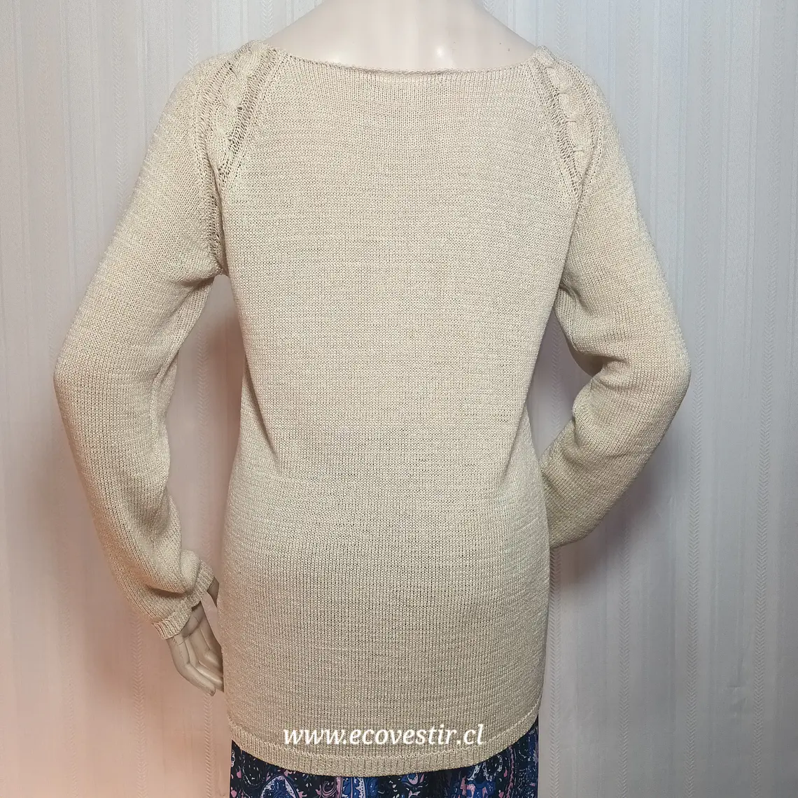 Jersey Beige de Punto Fino Luca D'Altieri  5