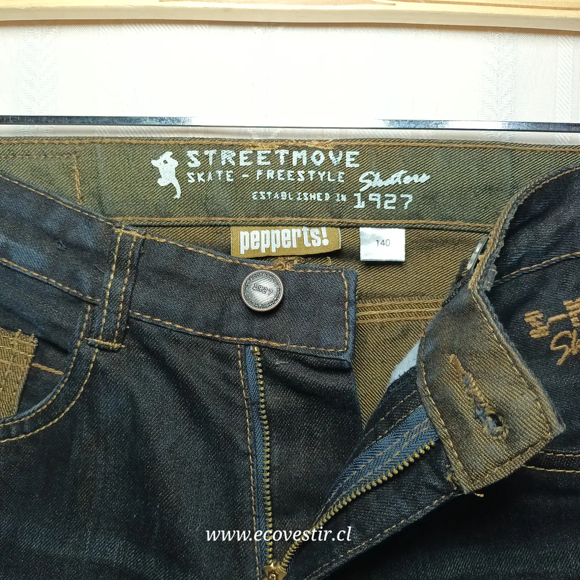 Jeans Azul Niño Street Move Pepperts Talla 140  3