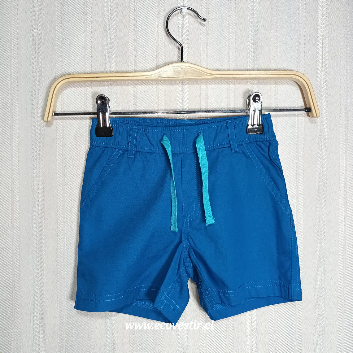 Short de Algodón Azul para Niño – Lupilu Talla 86-92 1