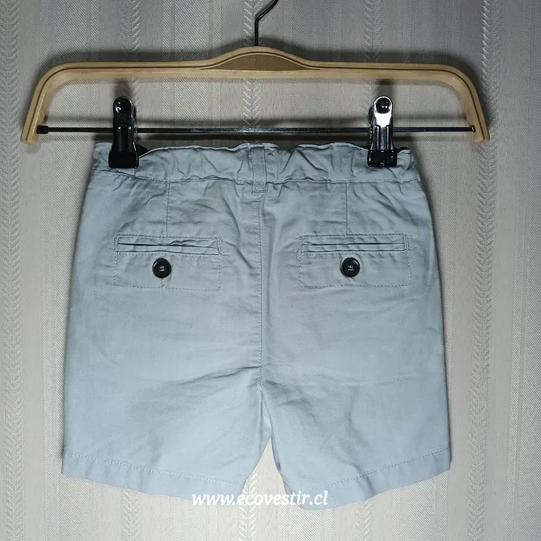 Short Gris de Algodón para Niño - Marca Idexe Talla 18M 2