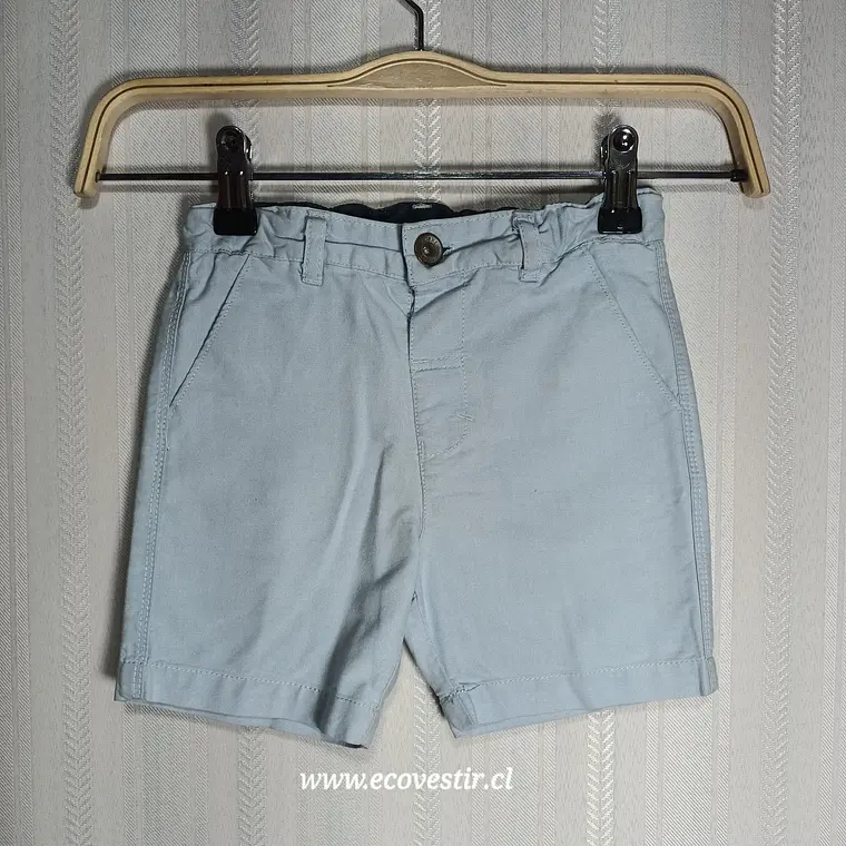 Short Gris de Algodón para Niño - Marca Idexe Talla 18M 1