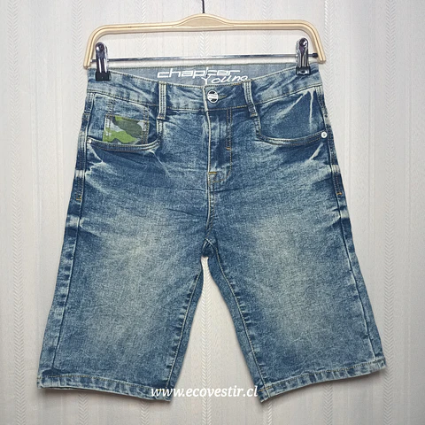 Shorts de Mezclilla Azul para Niño Talla 11-12 Años | Chapter Young