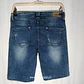  Bermuda Jeans Sublevel Azul con Desgaste Estilo Casual Talla M - Miniatura 2