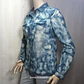 Camisa de Mezclilla Mujer Tie-Dye Azul Love Fire - Talla M - Miniatura 4