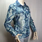 Camisa de Mezclilla Mujer Tie-Dye Azul Love Fire - Talla M - Miniatura 3