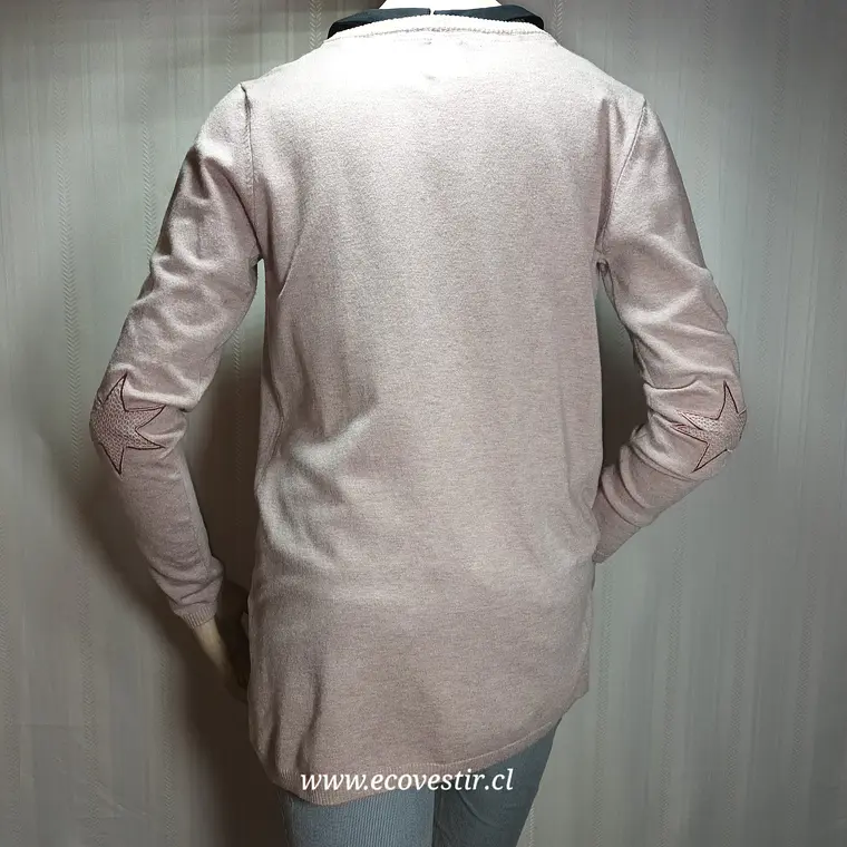 Cárdigan Largo Palo Rosado Culture Talla L 7