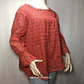 Blusa Encaje Terracota Hombros Descubiertos She + Sky Talla M - Miniatura 3