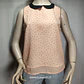 Blusa Sin Mangas Palo Rosa Cuello Peter Pan y Micro Corazones – FB Sister Talla M - Miniatura 2