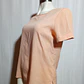 Blusa Manga Corta Color Damasco con Doblez – Stradivarius Talla M - Miniatura 3
