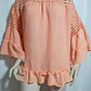 Blusa Romántica Boho con Encaje Calado y Mangas Acampanadas – Lifestyle Attitude Talla 2X / Plus Size - Miniatura 2