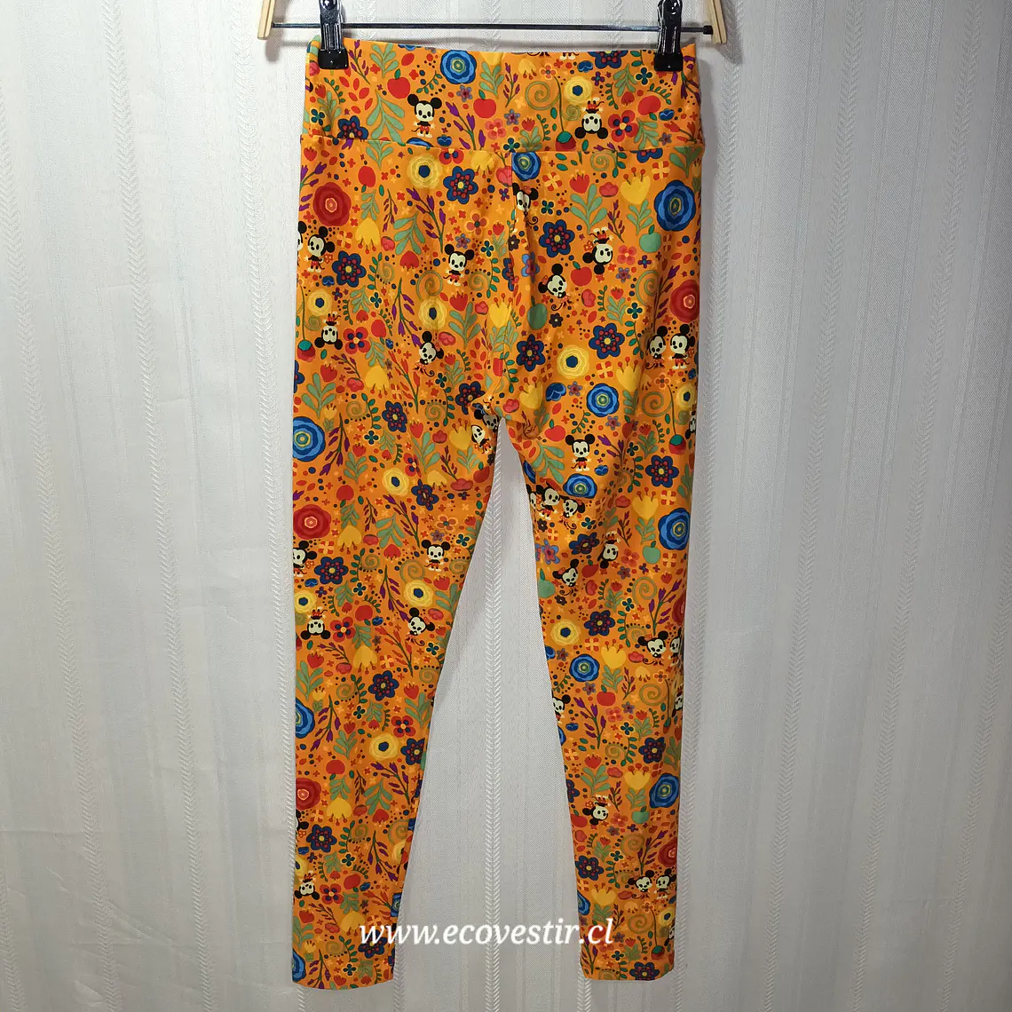 Calzas / Leggings Ultrasuaves Estampadas Disney Mickey Mouse & Flores – LuLaRoe (Talla One Size / Talla Única) 2