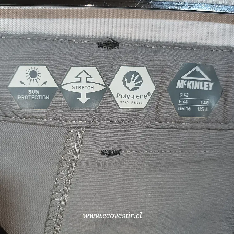 Pantalón Capri de Trekking y Outdoor – McKinley (Talla 42) 3
