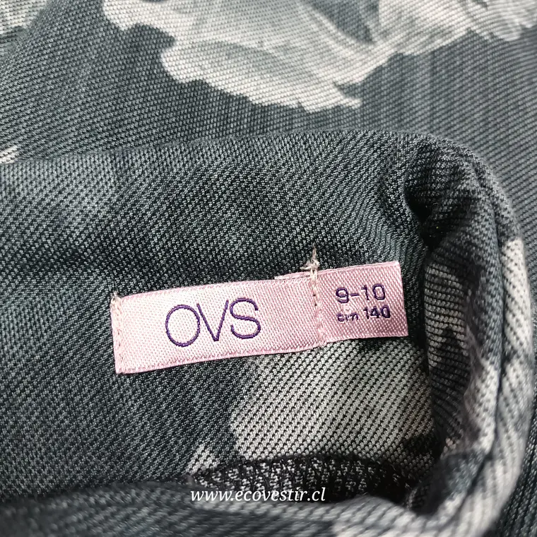 Calzas / Leggings Infantiles Estampado Floral Rosas – OVS Kids (Talla 9-10 Años / 140 cm) 3