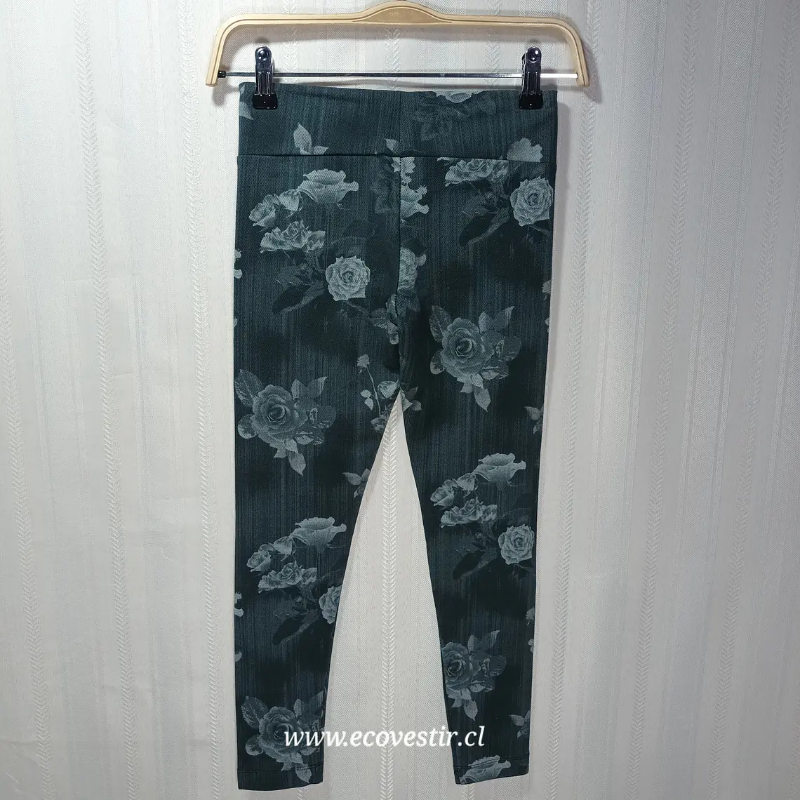Calzas / Leggings Infantiles Estampado Floral Rosas – OVS Kids (Talla 9-10 Años / 140 cm) 2