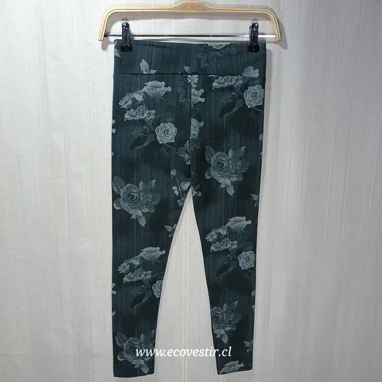 Calzas / Leggings Infantiles Estampado Floral Rosas – OVS Kids (Talla 9-10 Años / 140 cm) 2