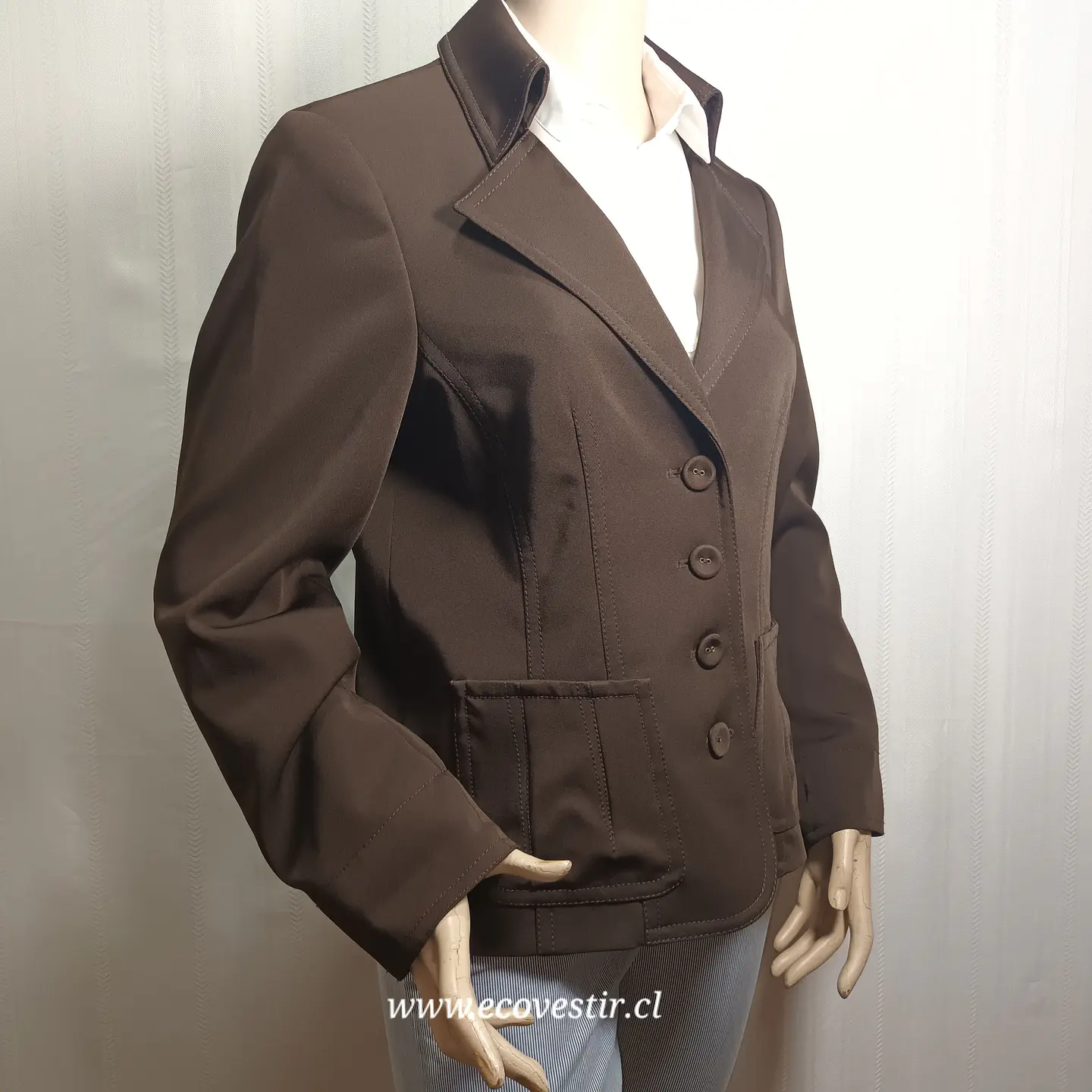 Chaqueta / Blazer de Vestir Café Chocolate – RABE (Talla 44 / L-XL) 1