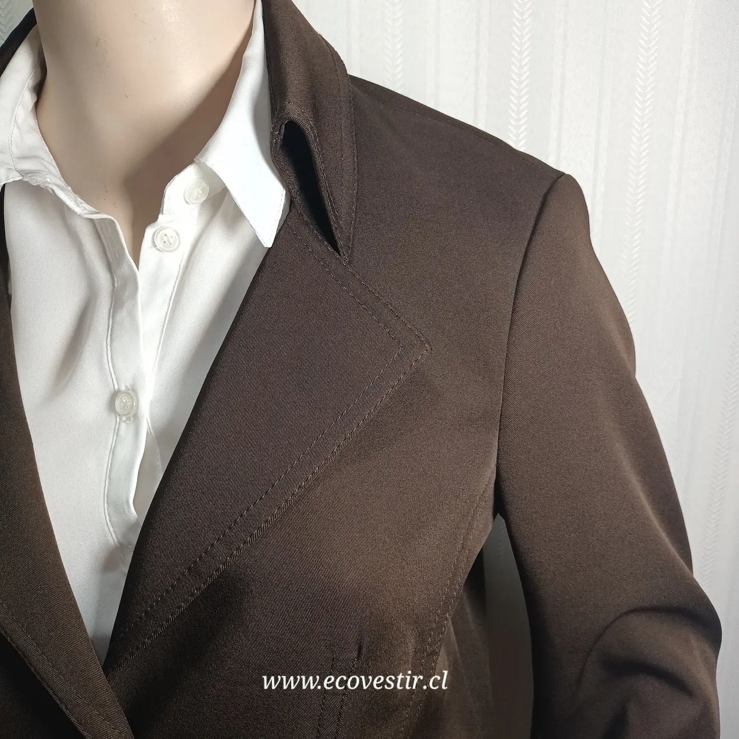 Chaqueta / Blazer de Vestir Café Chocolate – RABE (Talla 44 / L-XL) 3