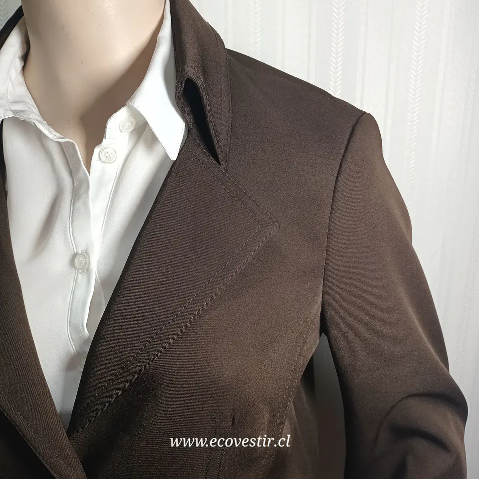 Chaqueta / Blazer de Vestir Café Chocolate – RABE (Talla 44 / L-XL) 3