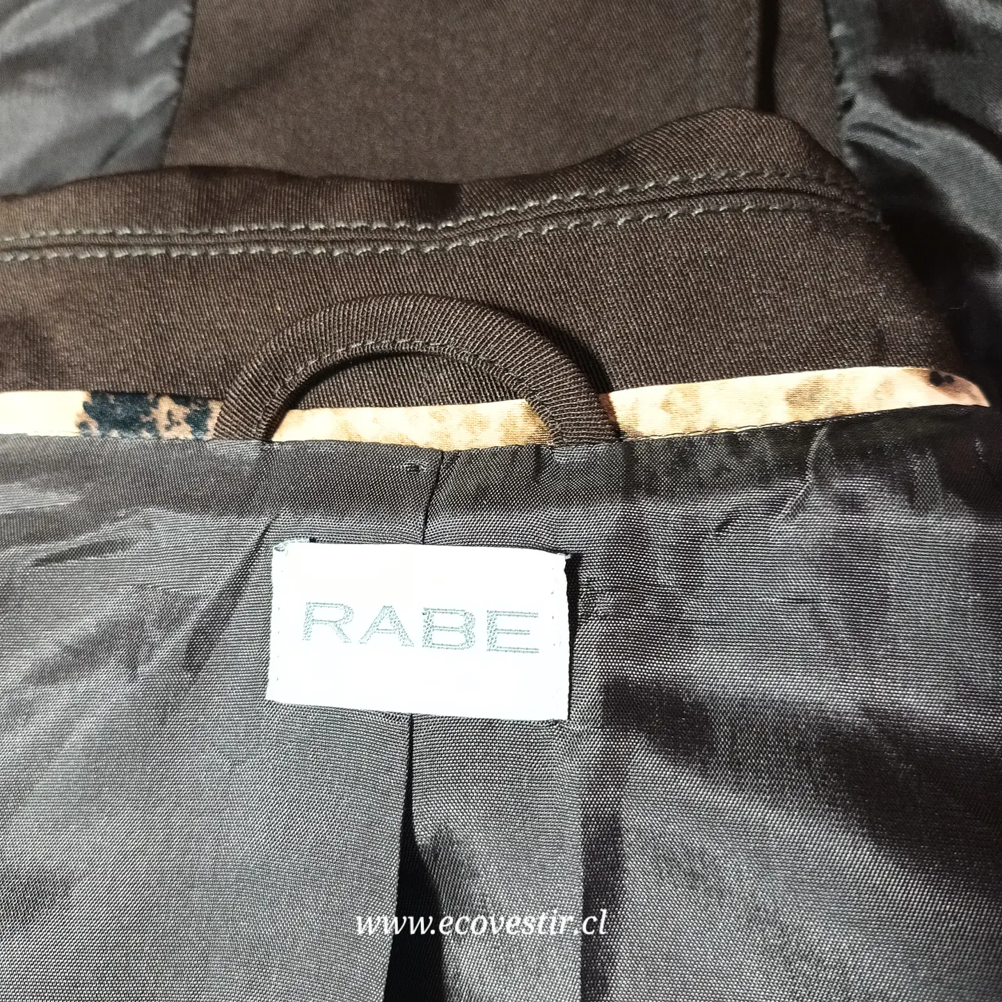 Chaqueta / Blazer de Vestir Café Chocolate – RABE (Talla 44 / L-XL) 7
