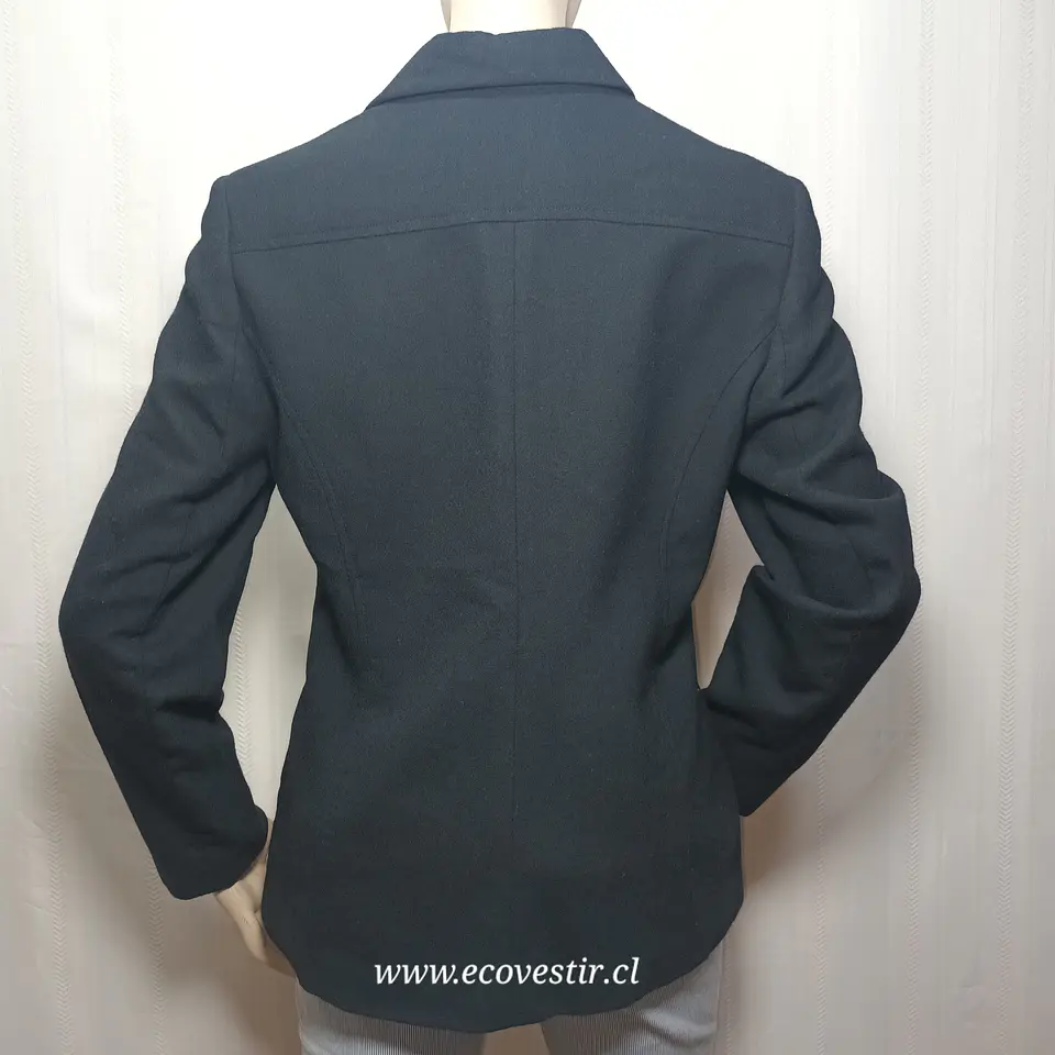 Chaqueta de Vestir con Cierre Frontal 100% Lana Virgen (Woolmark) – Amanda Smith (Talla 8 / M) 4