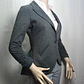 Blazer Casual Gris Jaspeado con Mangas Fruncidas – Gibson (Talla S) - thumbnail 1
