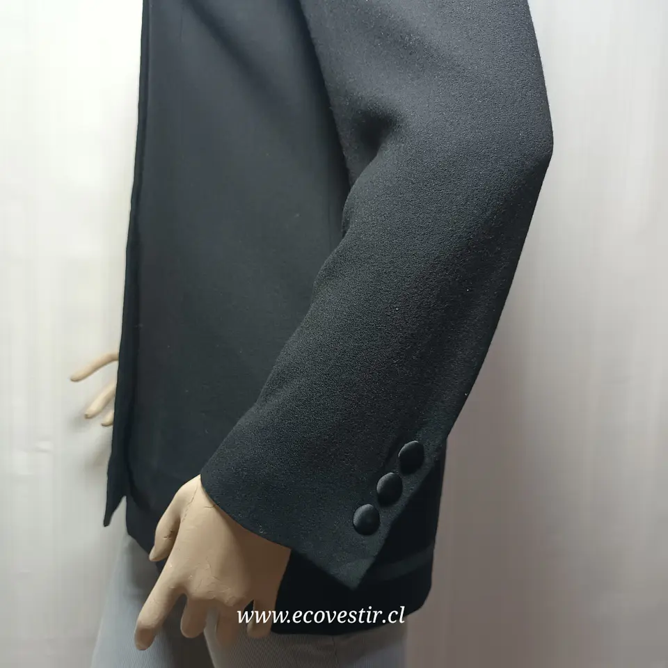 Blazer Ejecutivo Largo Negro – Kasper A.S.L. Petite (Talla 8P / M) 6