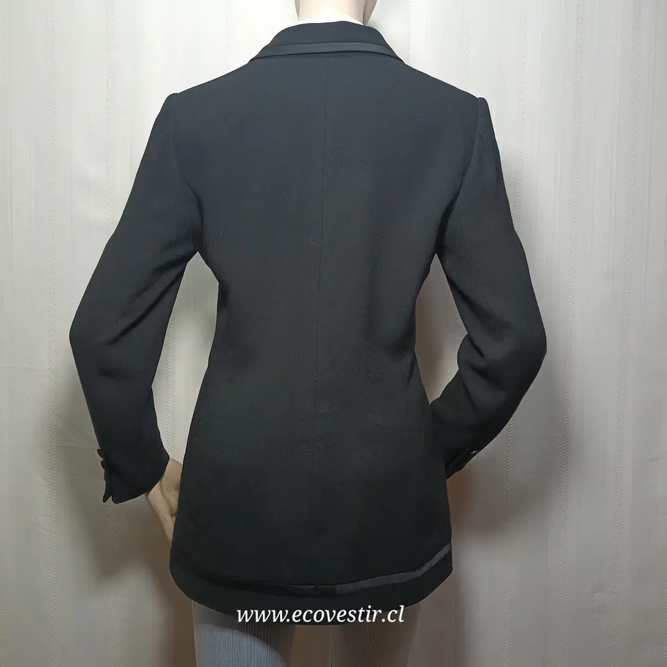 Blazer Ejecutivo Largo Negro – Kasper A.S.L. Petite (Talla 8P / M) 5