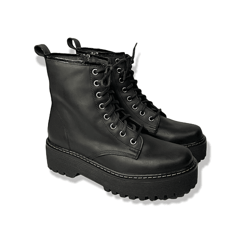 BOTÍN 222 CUERO NEGRO OPACO