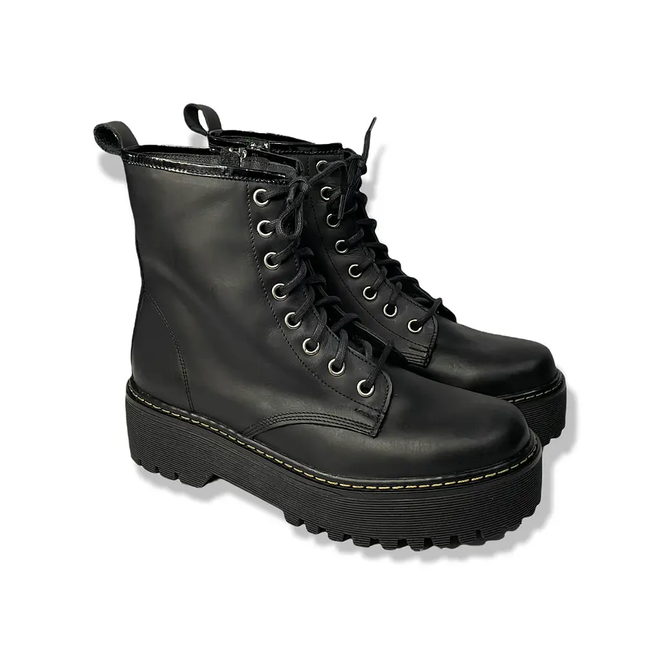 BOTÍN 222 CUERO NEGRO OPACO 1