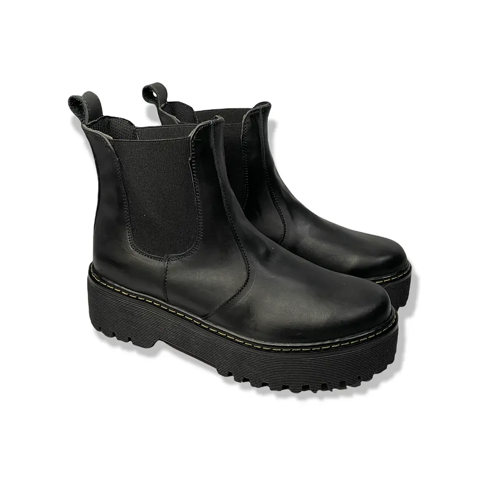 Botín Calafate Negro Opaco 1