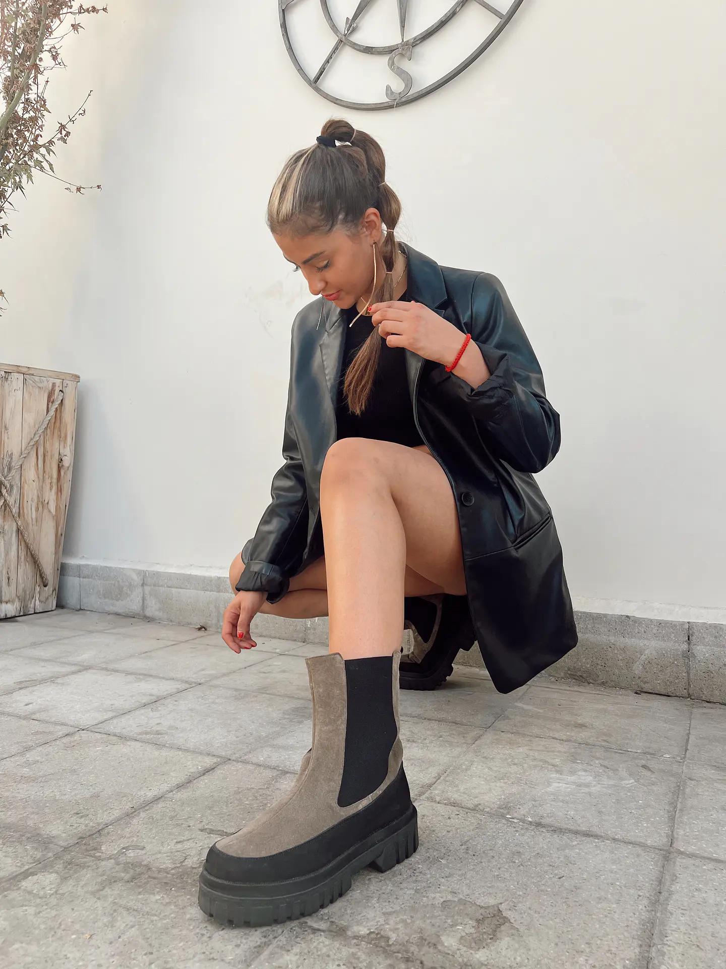 Botín Porto Taupe 2